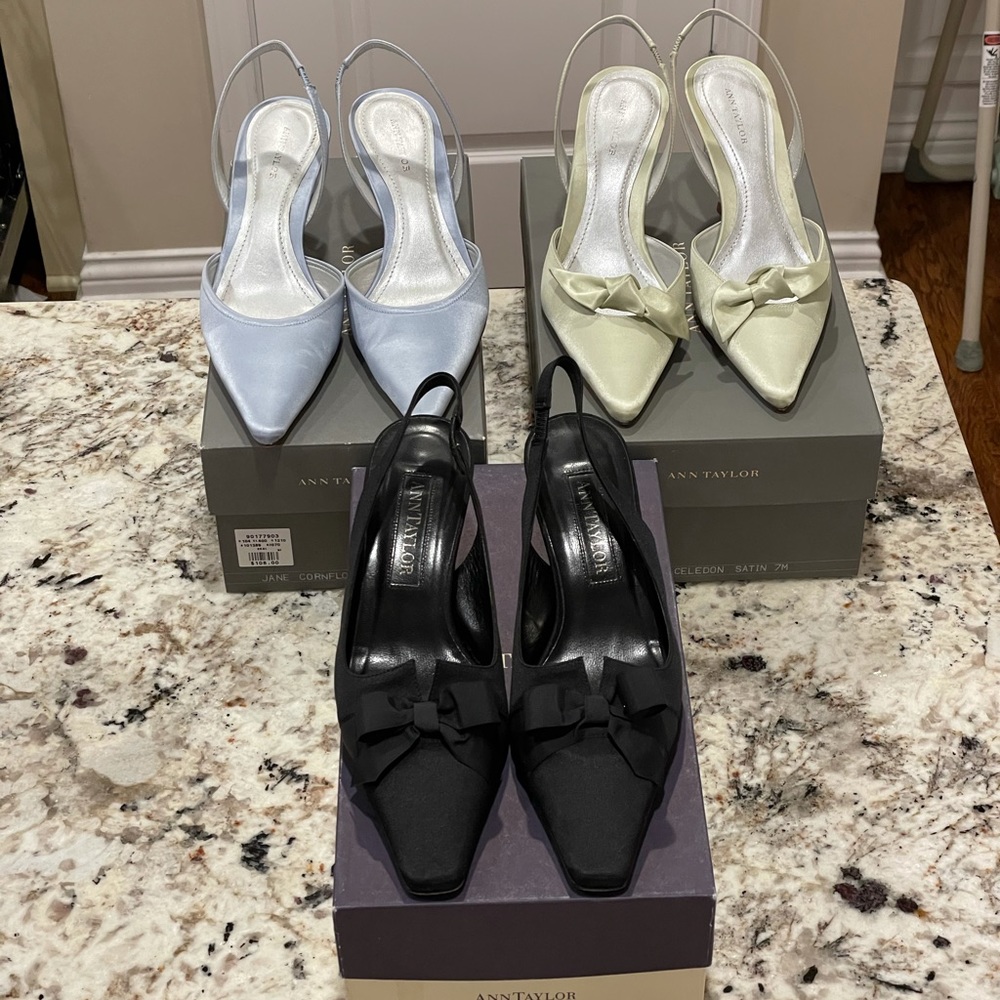 Bundle of 3 Ann Taylor Shoes (Vintage) - Picture 2 of 16
